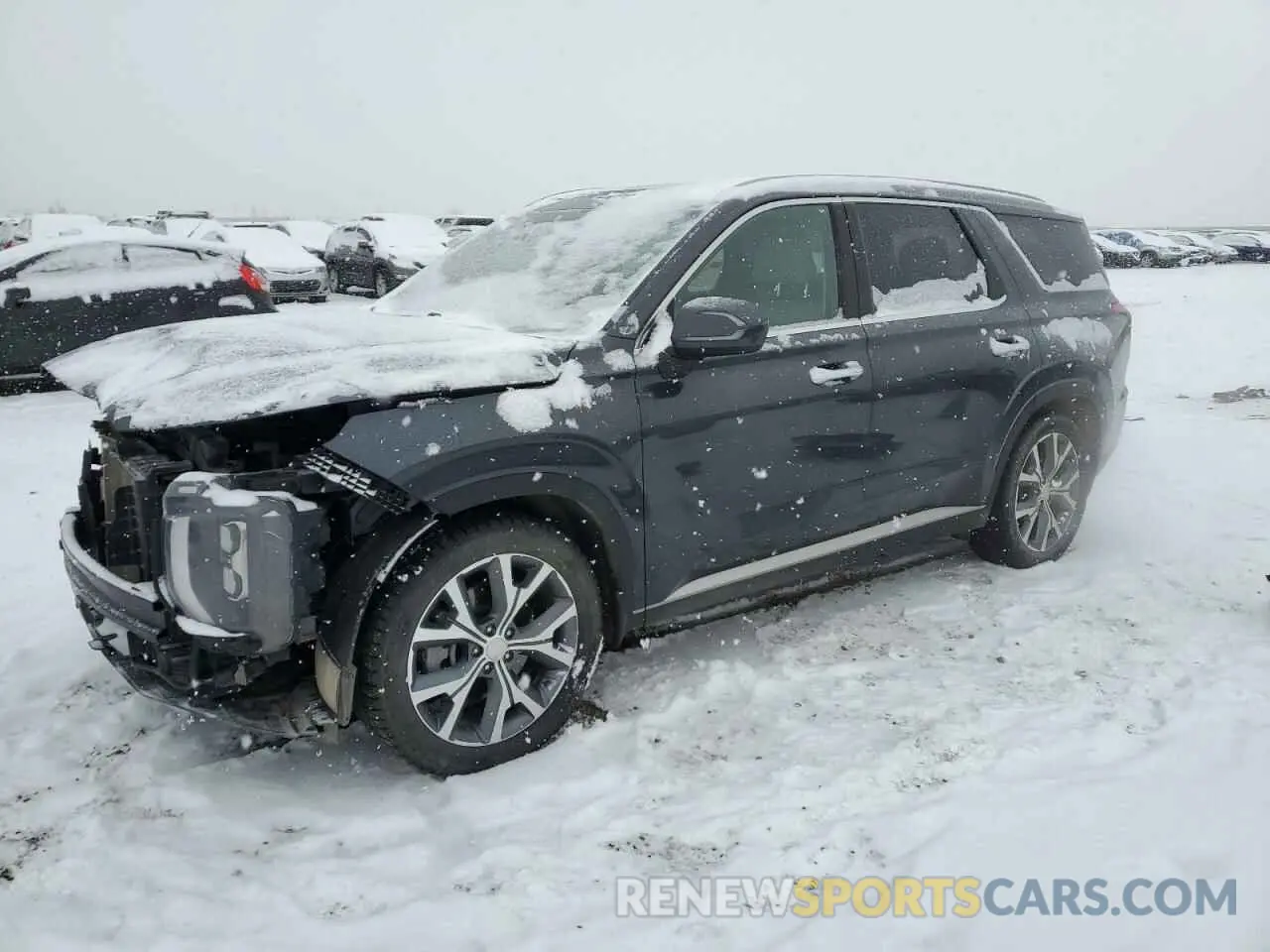 1 fotografías del automóvil dañado KM8R4DHE7LU054777 HYUNDAI PALISADE 2020
