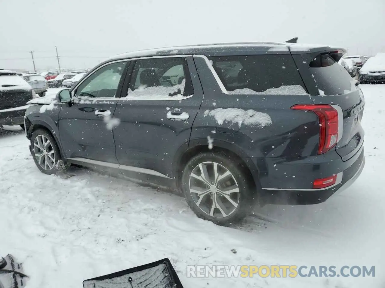2 fotografías del automóvil dañado KM8R4DHE7LU054777 HYUNDAI PALISADE 2020