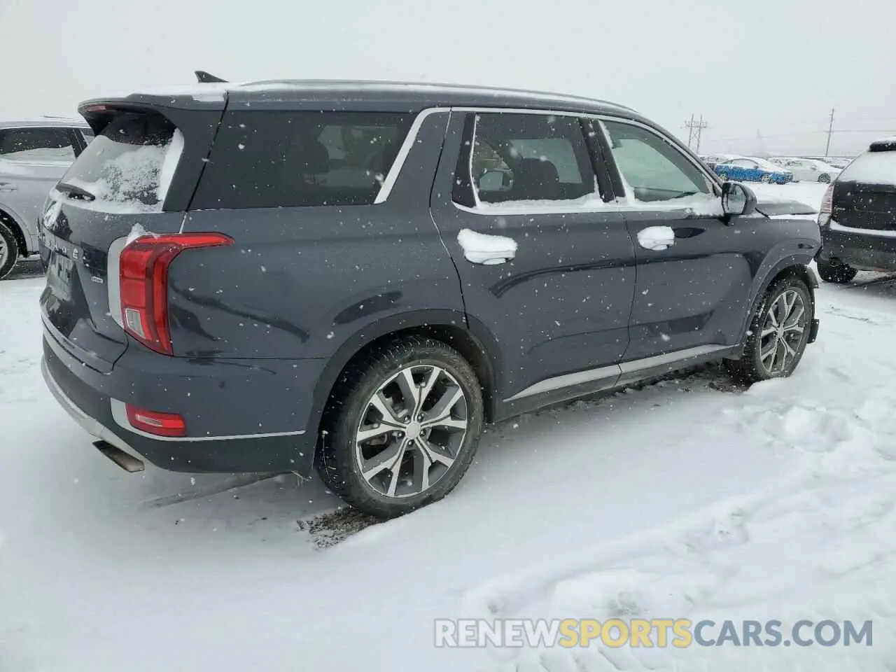 3 fotografías del automóvil dañado KM8R4DHE7LU054777 HYUNDAI PALISADE 2020
