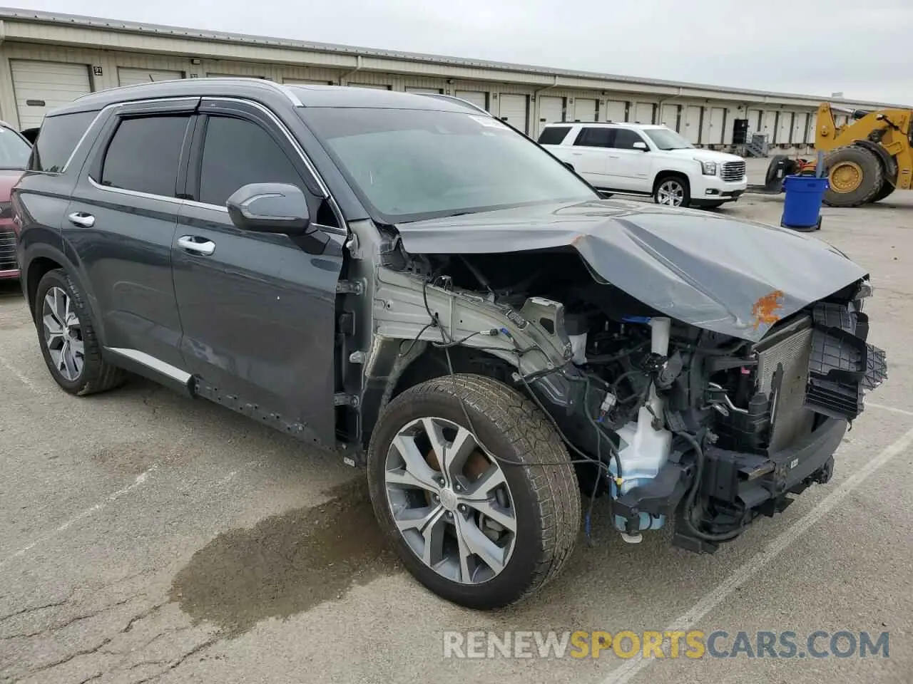 4 fotografías del automóvil dañado KM8R4DHE7LU169377 HYUNDAI PALISADE 2020
