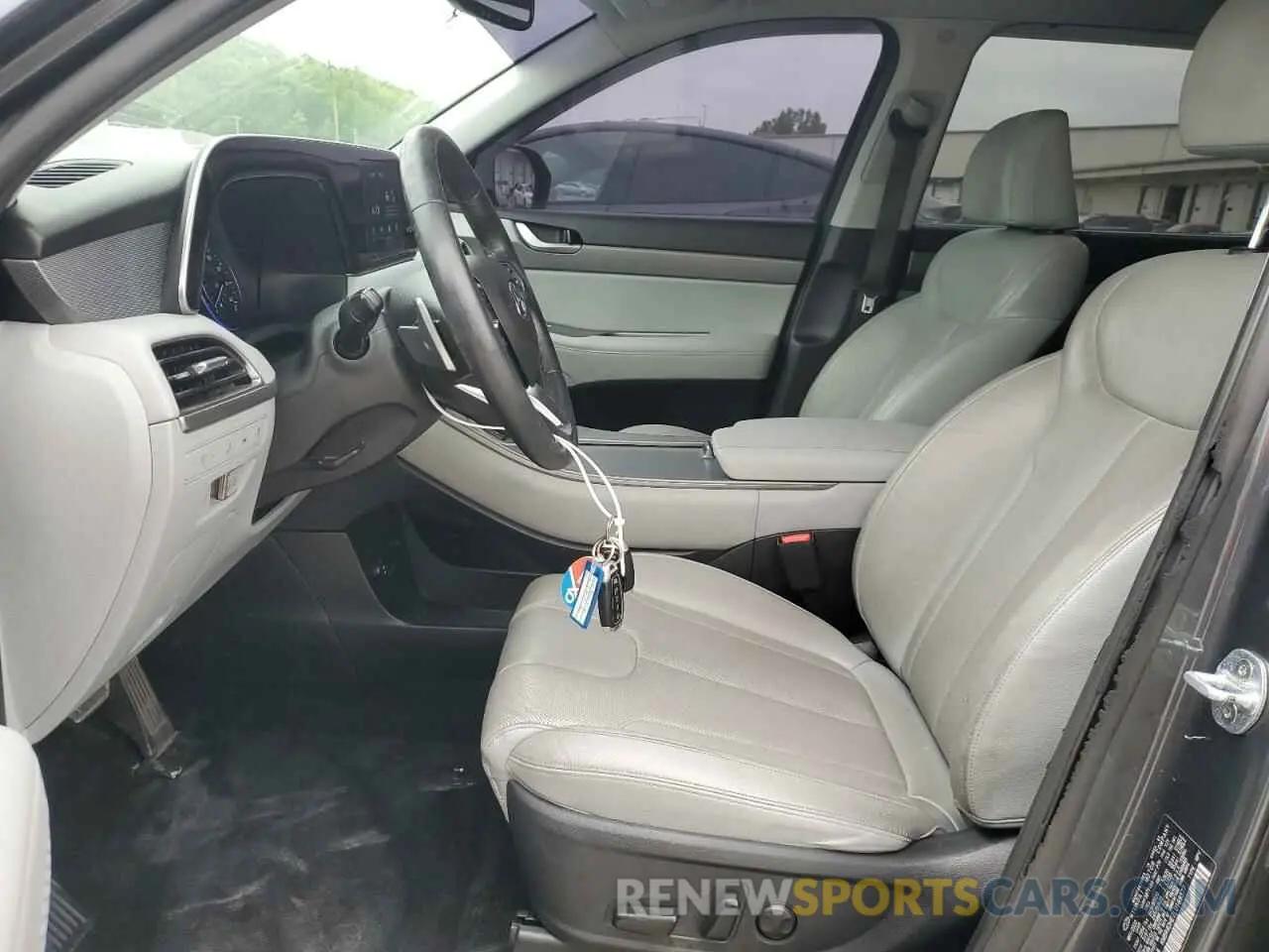 7 fotografías del automóvil dañado KM8R4DHE7LU169377 HYUNDAI PALISADE 2020