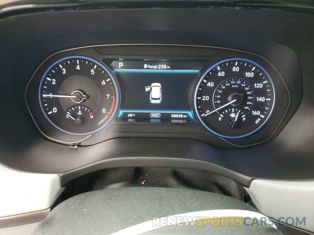 9 fotografías del automóvil dañado KM8R4DHE7LU169377 HYUNDAI PALISADE 2020
