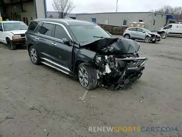 11 fotografías del automóvil dañado KM8R4DHE8LU162437 HYUNDAI PALISADE 2020