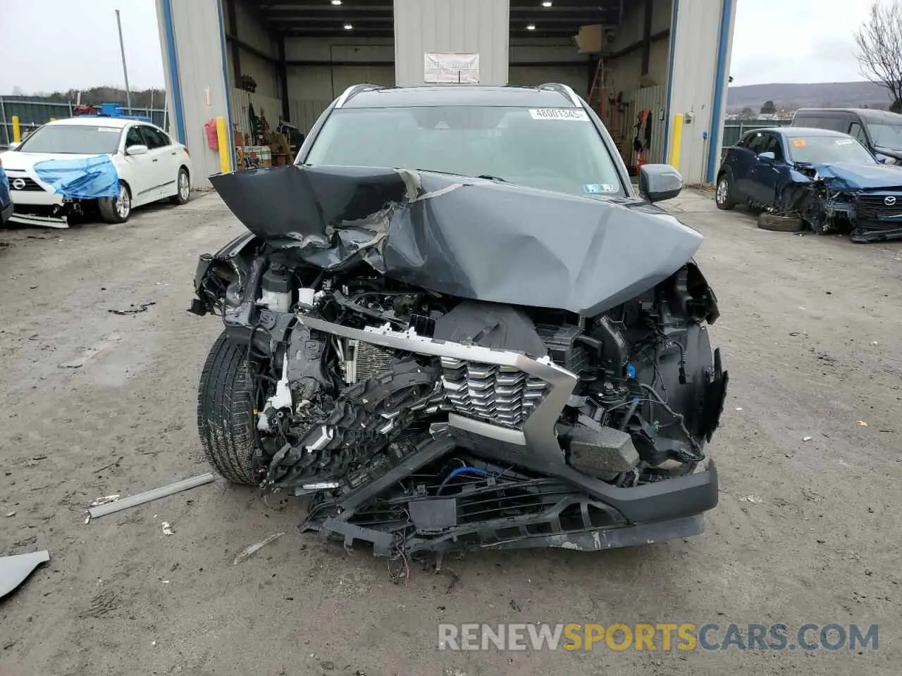 5 fotografías del automóvil dañado KM8R4DHE8LU162437 HYUNDAI PALISADE 2020