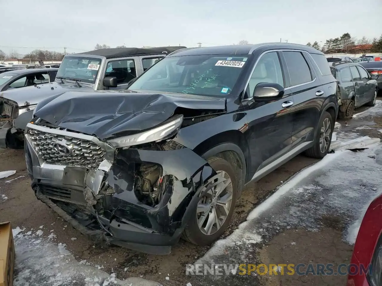 1 fotografías del automóvil dañado KM8R4DHE9LU077736 HYUNDAI PALISADE 2020