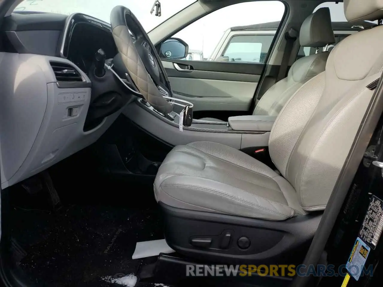 7 fotografías del automóvil dañado KM8R4DHE9LU077736 HYUNDAI PALISADE 2020