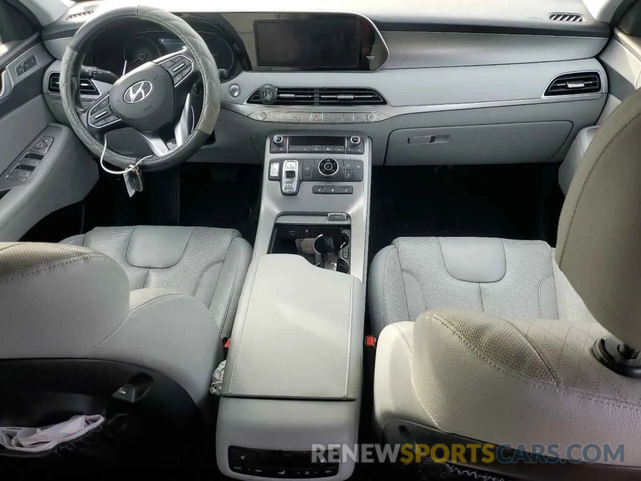 8 fotografías del automóvil dañado KM8R4DHE9LU077736 HYUNDAI PALISADE 2020