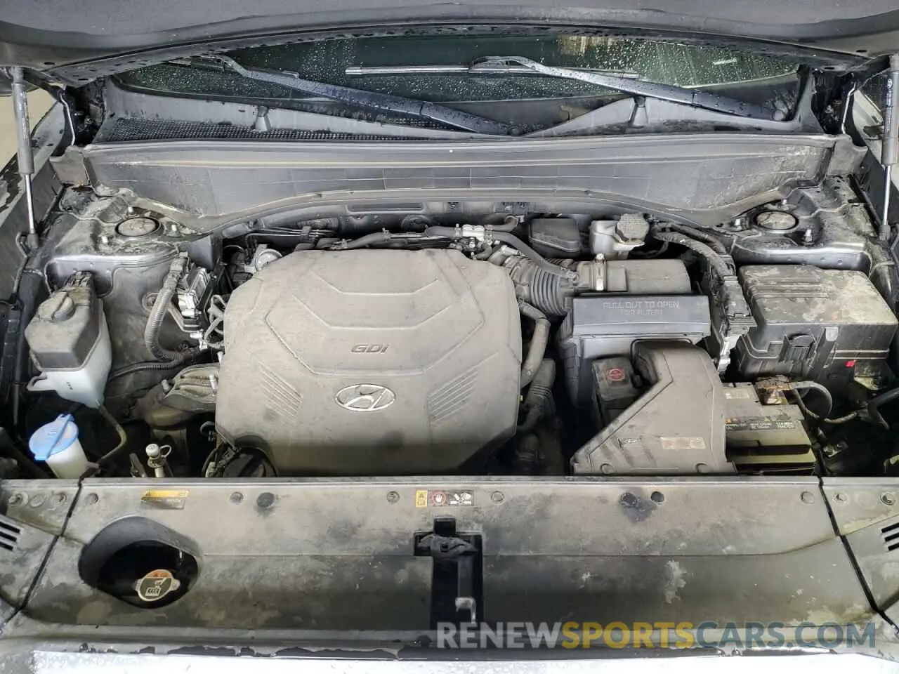 12 fotografías del automóvil dañado KM8R4DHEXLU075753 HYUNDAI PALISADE 2020