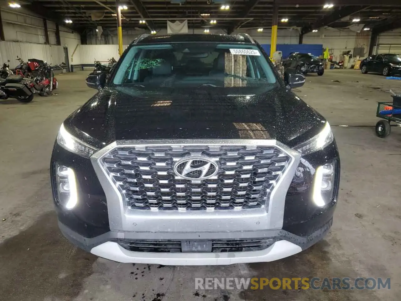 5 fotografías del automóvil dañado KM8R4DHEXLU075753 HYUNDAI PALISADE 2020
