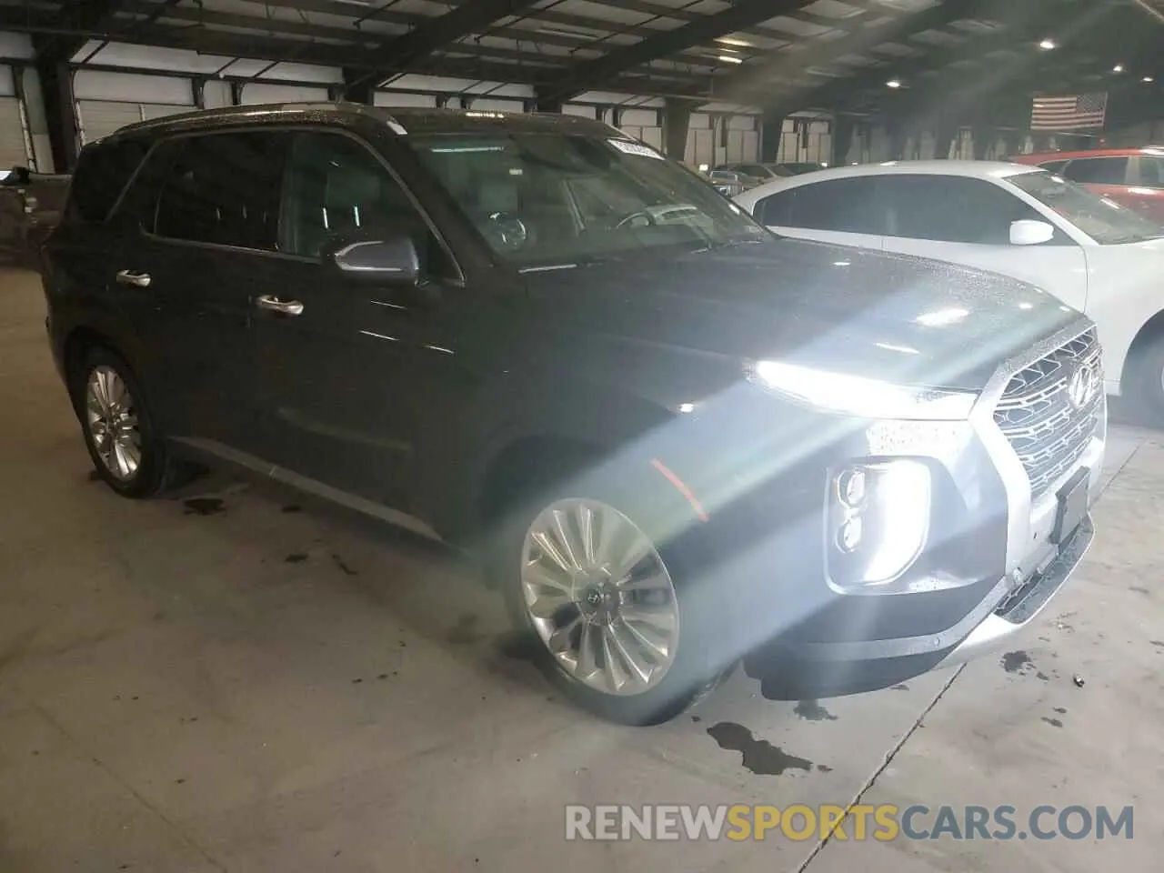 4 fotografías del automóvil dañado KM8R54HE0LU038515 HYUNDAI PALISADE 2020
