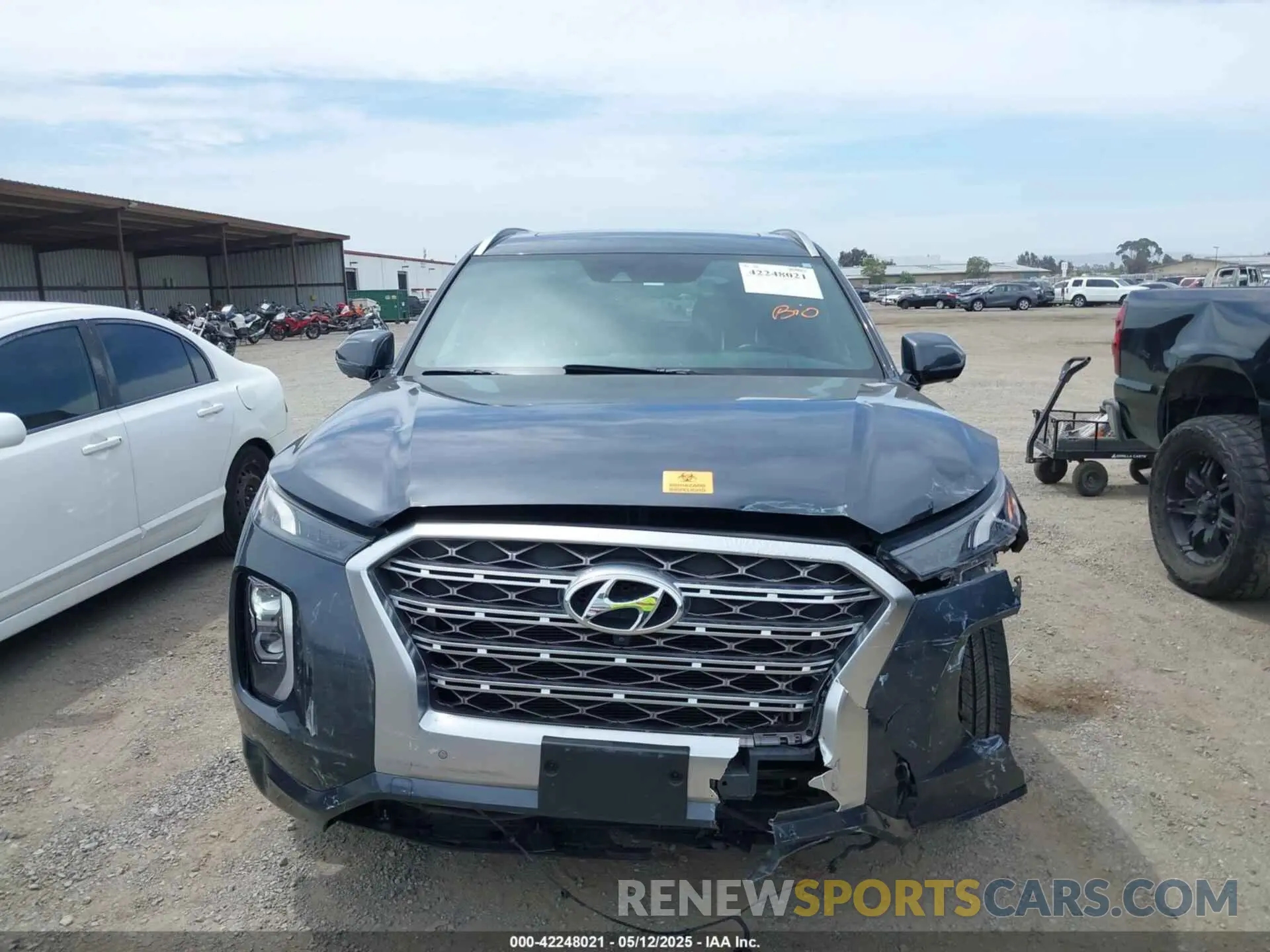 6 fotografías del automóvil dañado KM8R54HE0LU081607 HYUNDAI PALISADE 2020