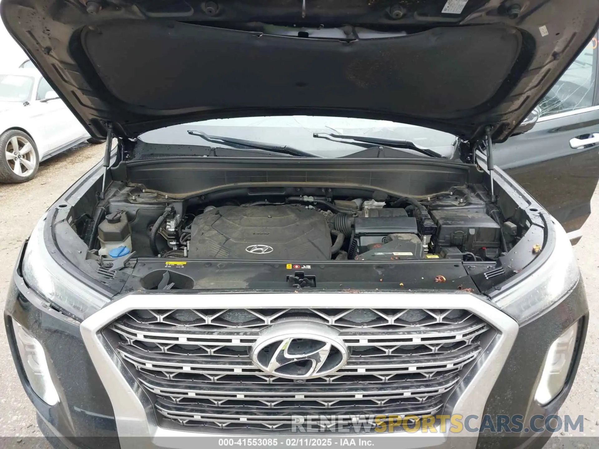 10 fotografías del automóvil dañado KM8R54HE1LU044341 HYUNDAI PALISADE 2020