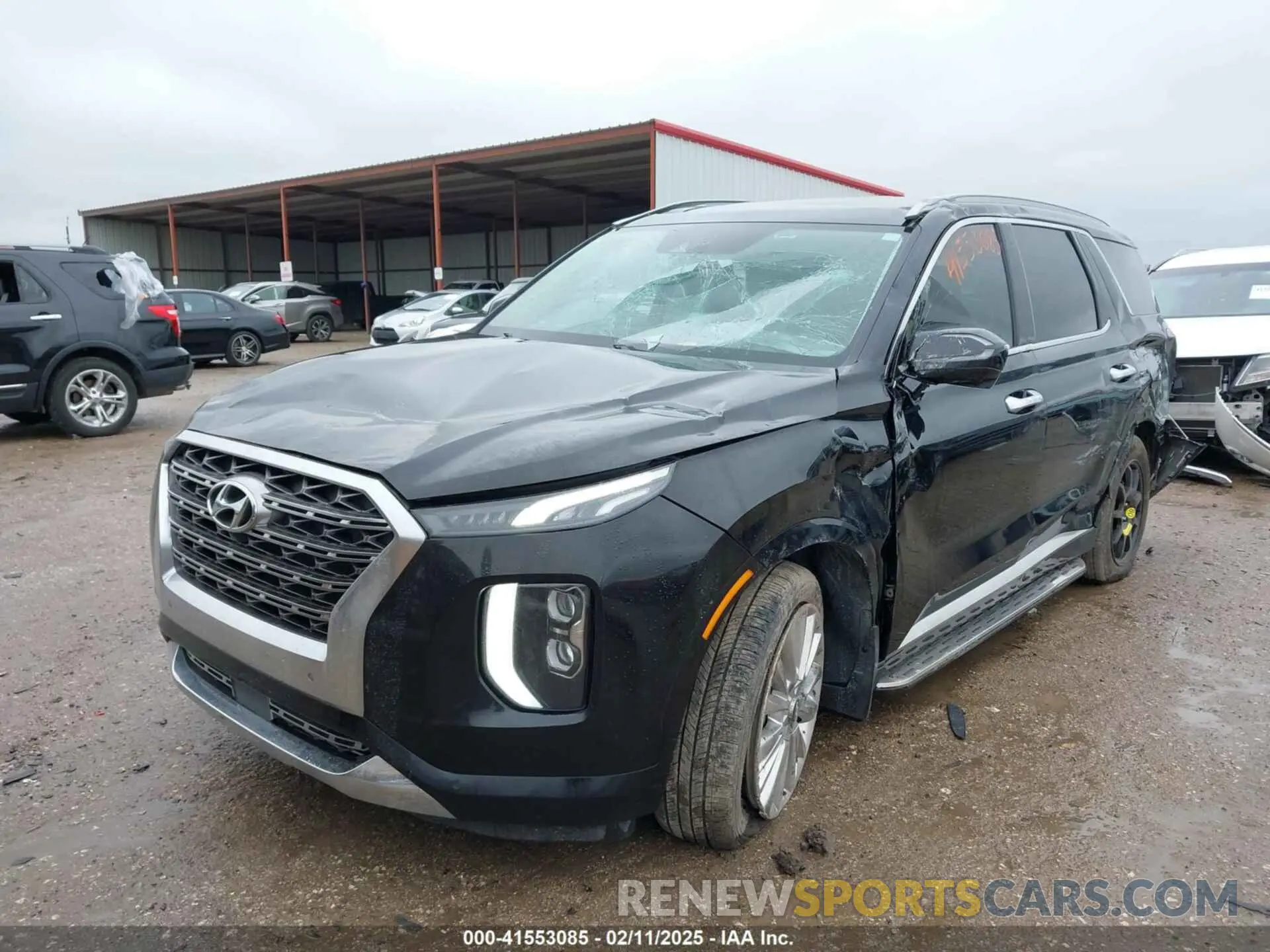 2 fotografías del automóvil dañado KM8R54HE1LU044341 HYUNDAI PALISADE 2020