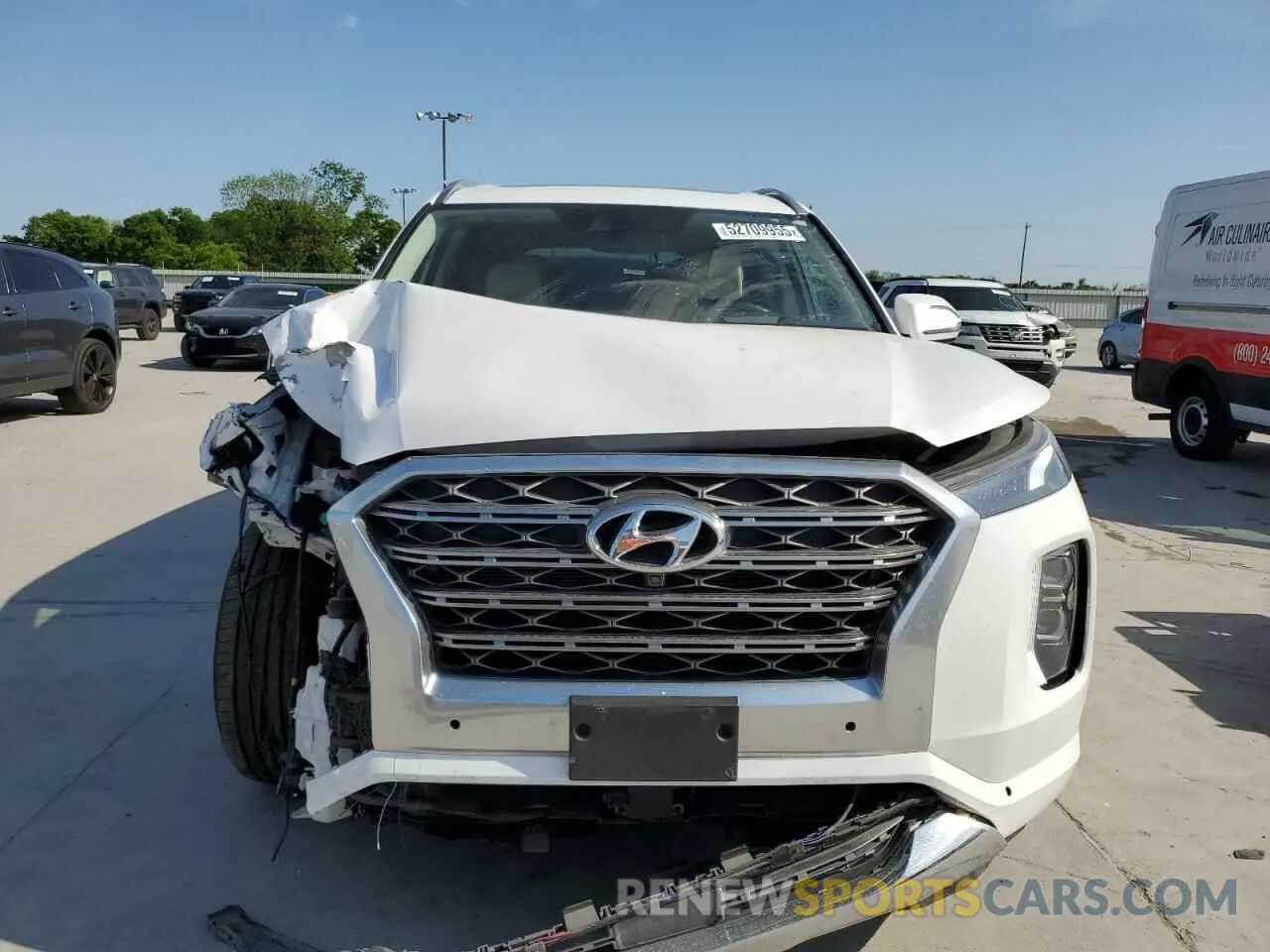 5 fotografías del automóvil dañado KM8R54HE1LU044548 HYUNDAI PALISADE 2020