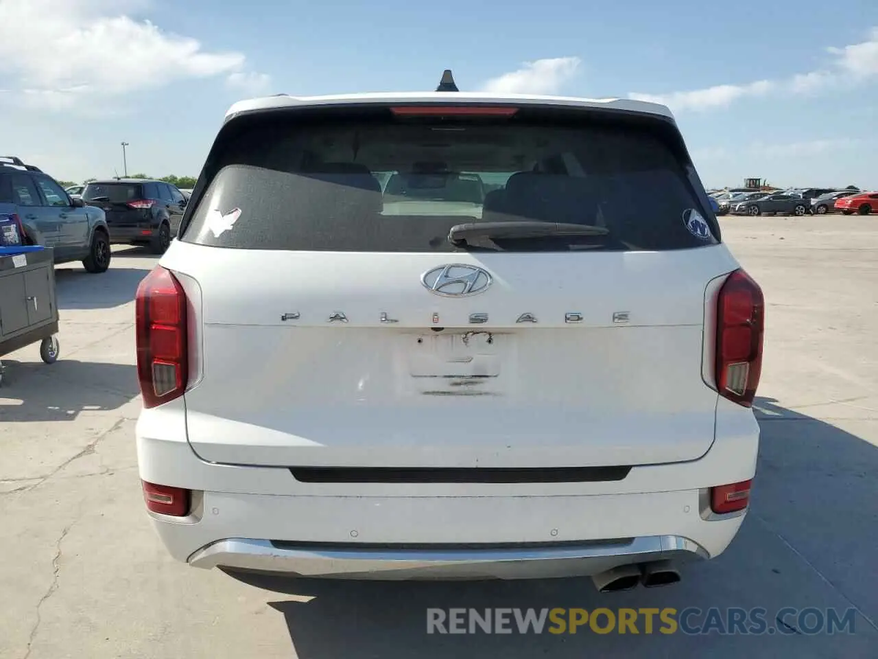 6 fotografías del automóvil dañado KM8R54HE1LU044548 HYUNDAI PALISADE 2020
