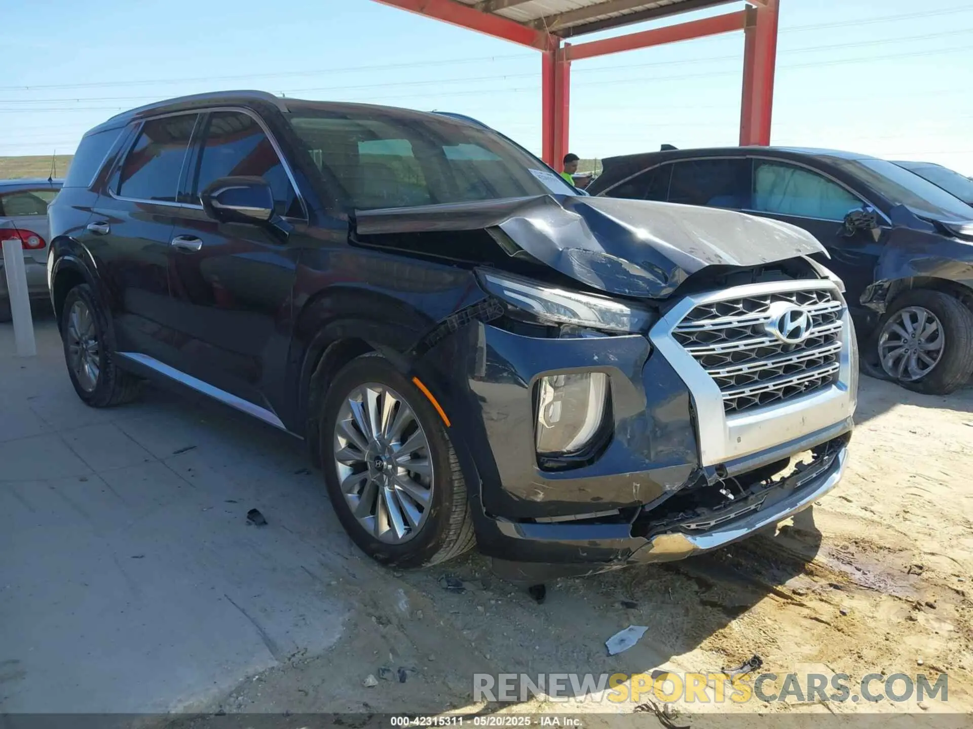 1 fotografías del automóvil dañado KM8R54HE1LU123198 HYUNDAI PALISADE 2020