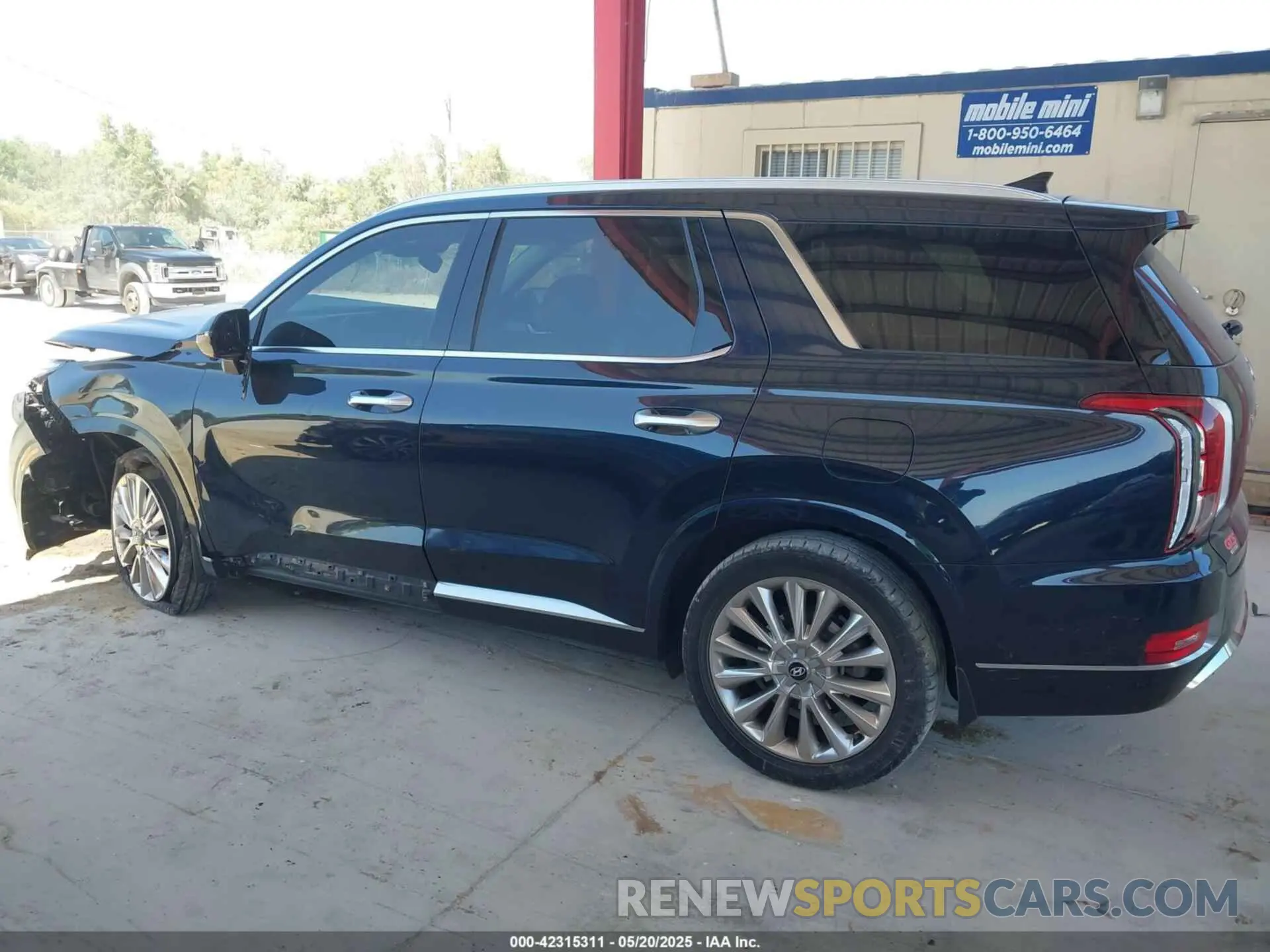 14 fotografías del automóvil dañado KM8R54HE1LU123198 HYUNDAI PALISADE 2020