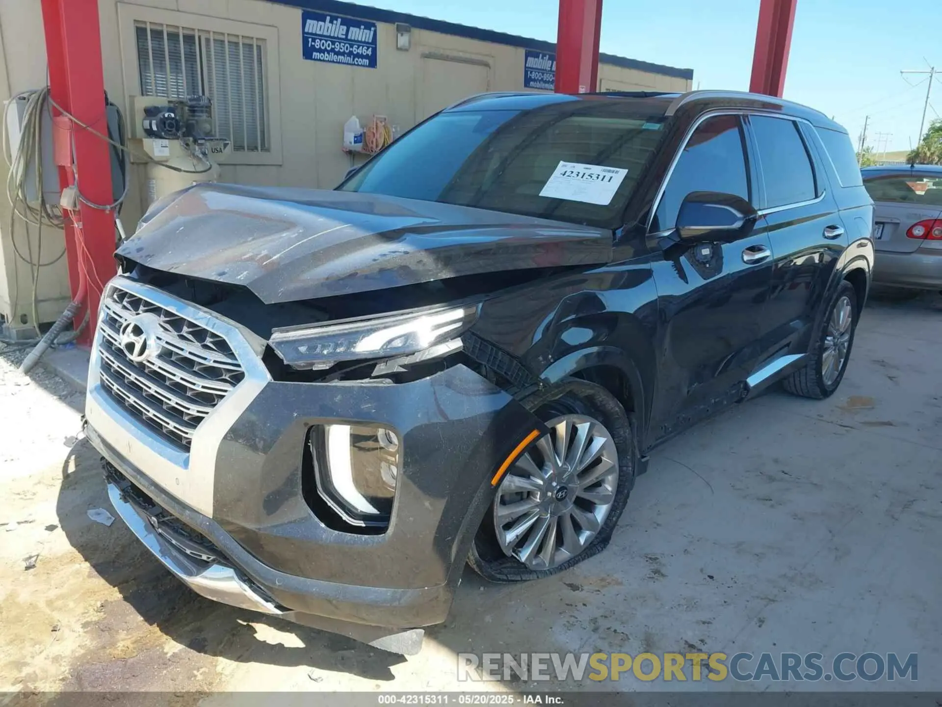 2 fotografías del automóvil dañado KM8R54HE1LU123198 HYUNDAI PALISADE 2020