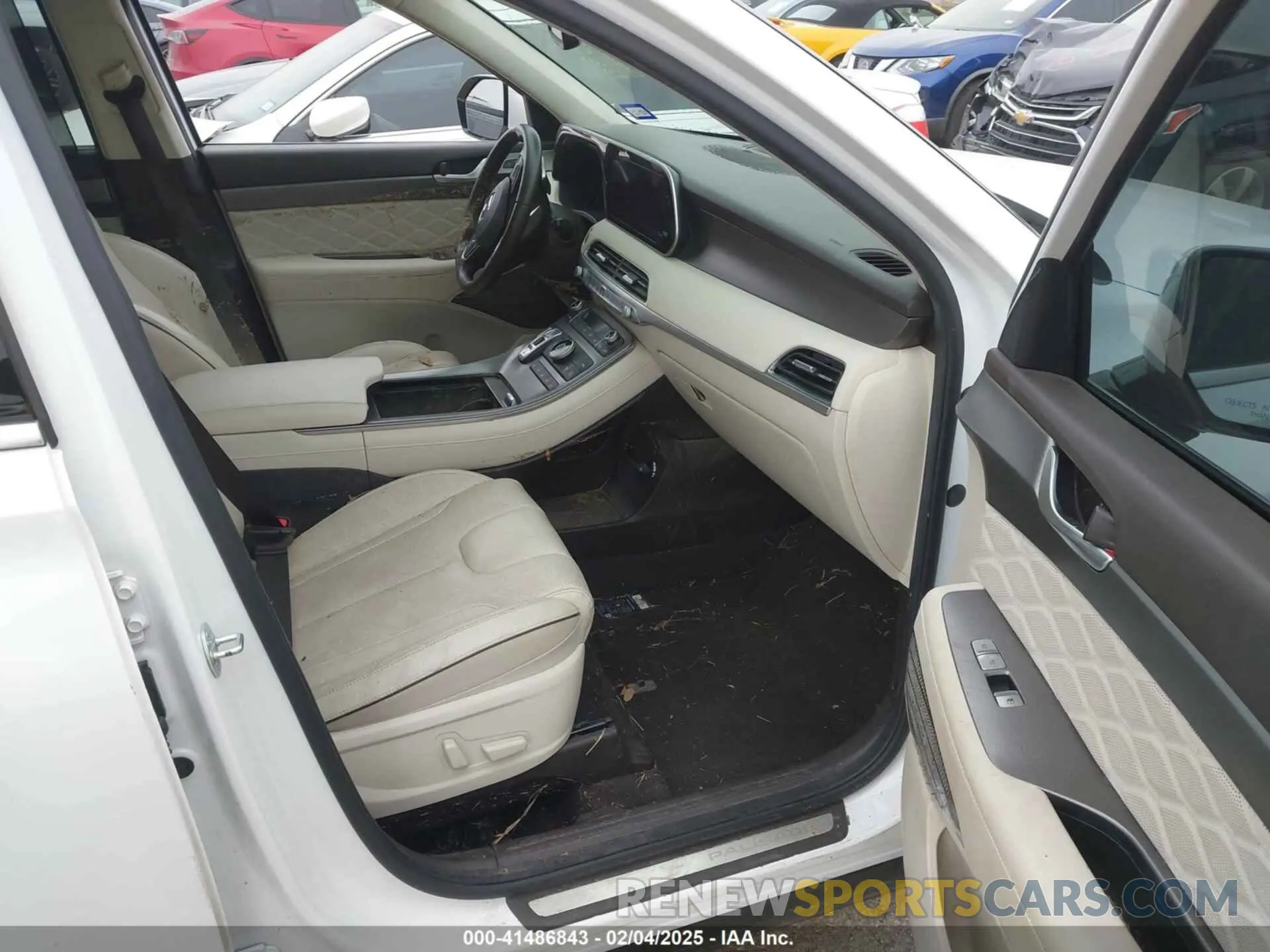 5 fotografías del automóvil dañado KM8R54HE3LU088065 HYUNDAI PALISADE 2020
