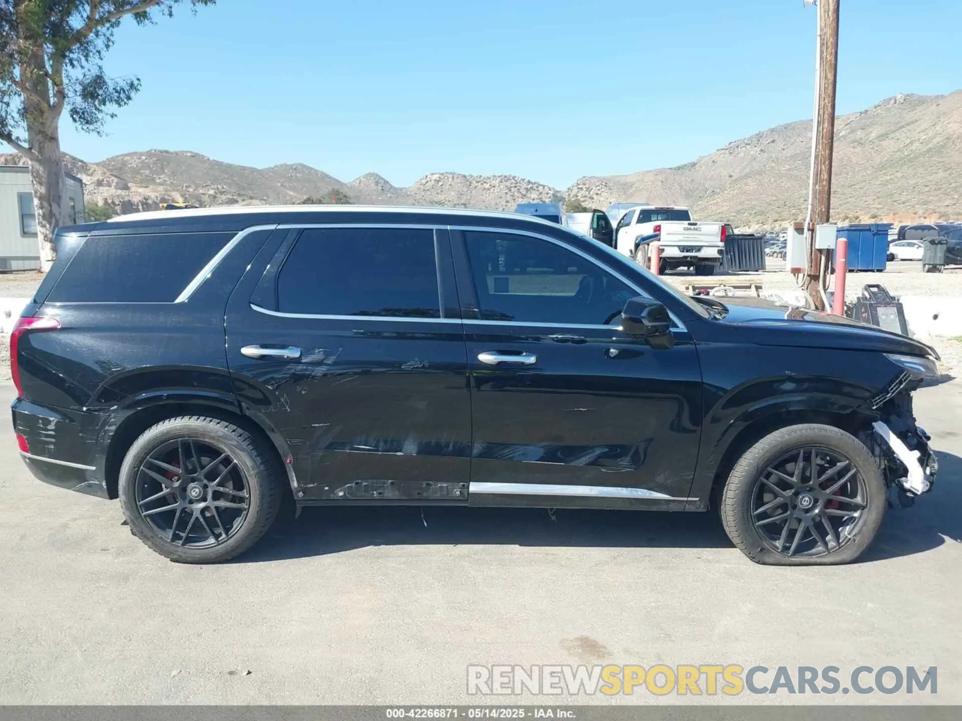 13 fotografías del automóvil dañado KM8R54HE3LU094349 HYUNDAI PALISADE 2020