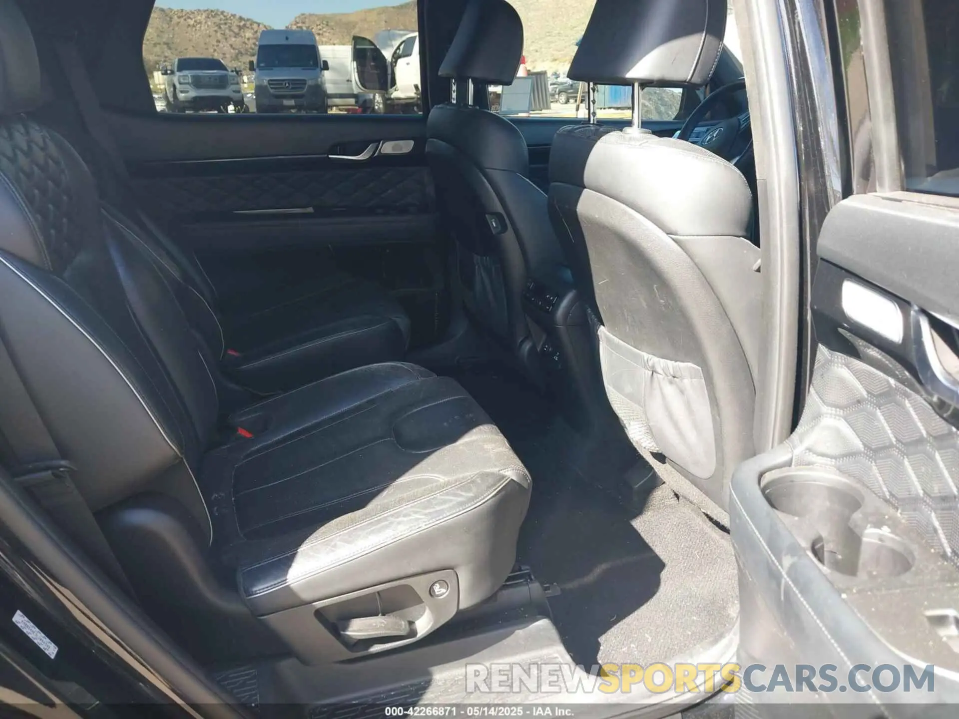 8 fotografías del automóvil dañado KM8R54HE3LU094349 HYUNDAI PALISADE 2020