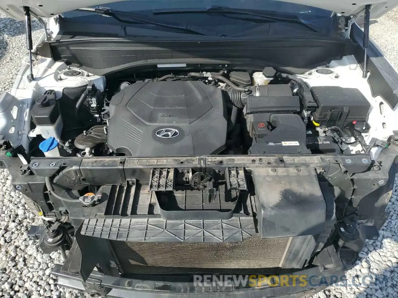 12 fotografías del automóvil dañado KM8R54HE3LU138446 HYUNDAI PALISADE 2020