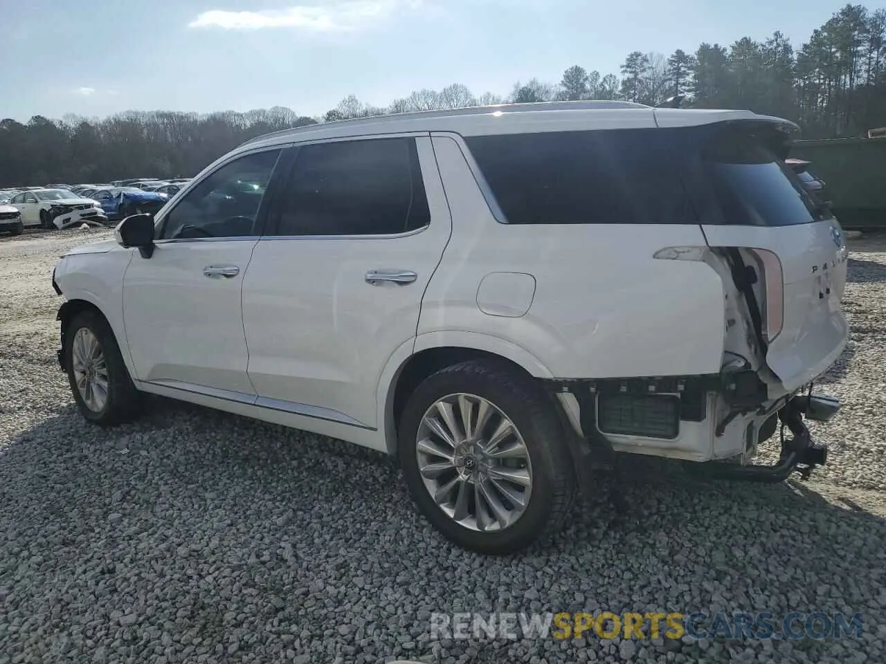 2 fotografías del automóvil dañado KM8R54HE3LU138446 HYUNDAI PALISADE 2020