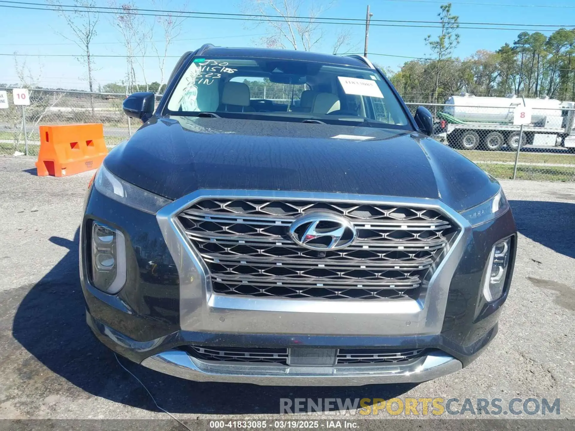 12 fotografías del automóvil dañado KM8R54HE7LU044523 HYUNDAI PALISADE 2020