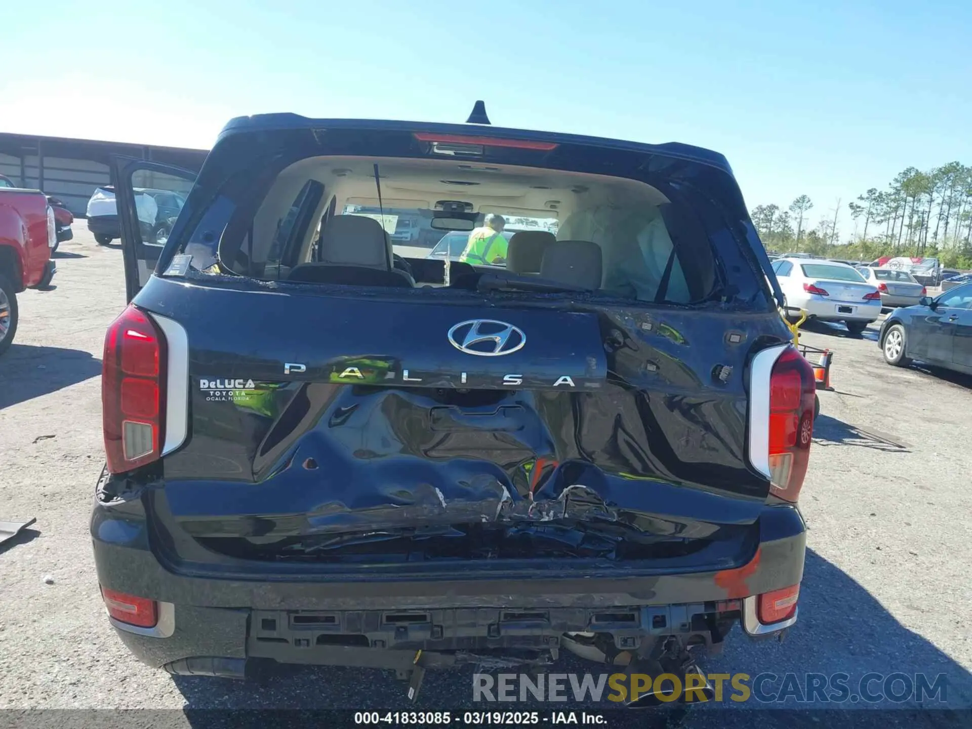 16 fotografías del automóvil dañado KM8R54HE7LU044523 HYUNDAI PALISADE 2020