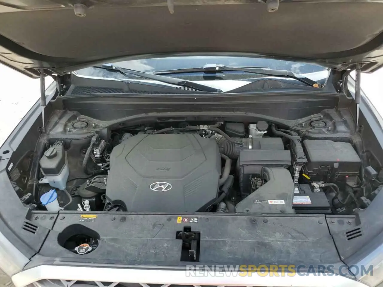 12 fotografías del automóvil dañado KM8R54HE7LU120631 HYUNDAI PALISADE 2020