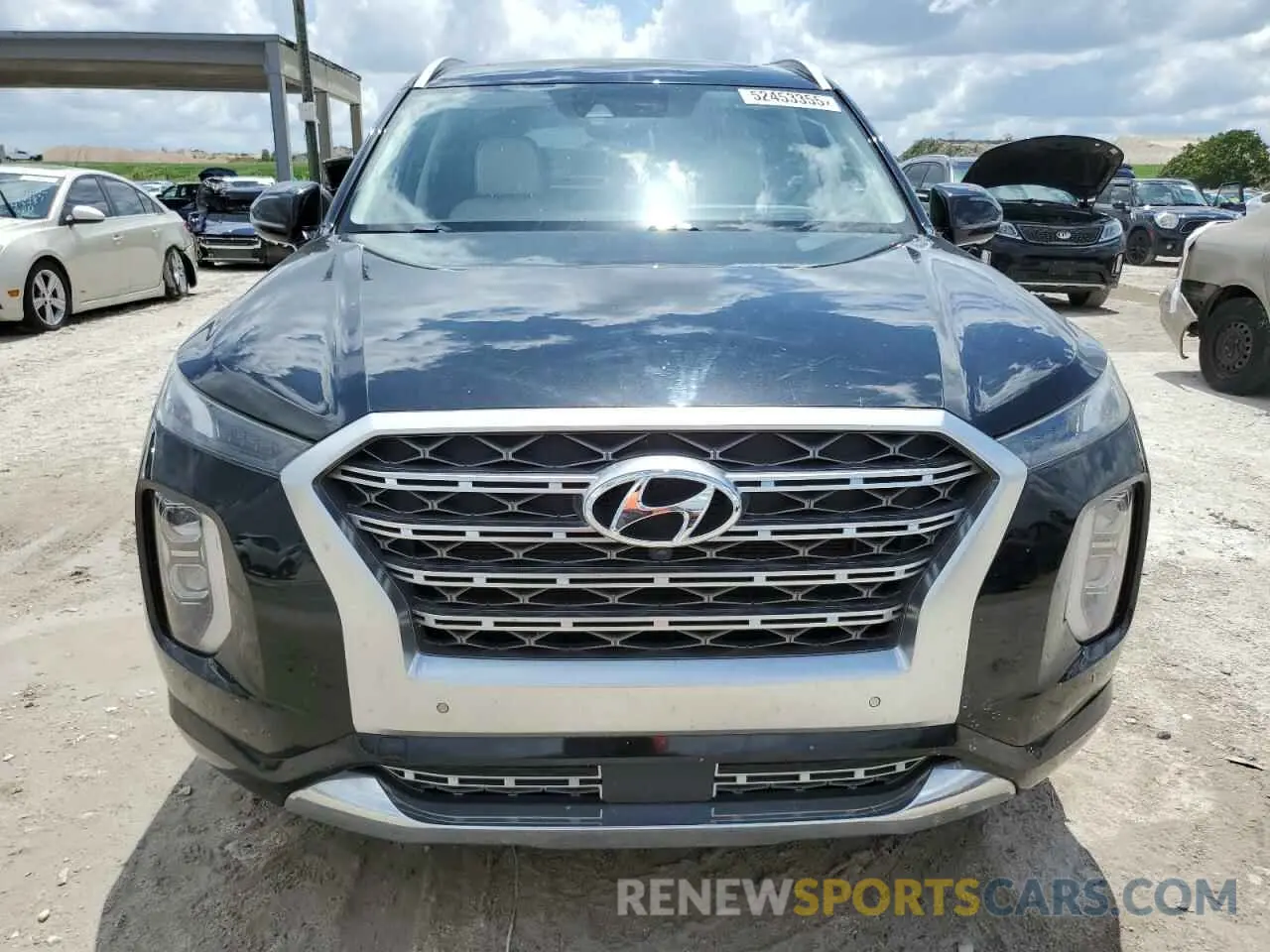 5 fotografías del automóvil dañado KM8R54HE7LU120631 HYUNDAI PALISADE 2020