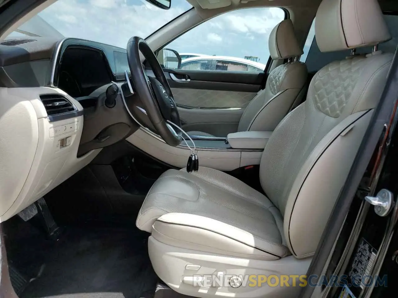 7 fotografías del automóvil dañado KM8R54HE7LU120631 HYUNDAI PALISADE 2020