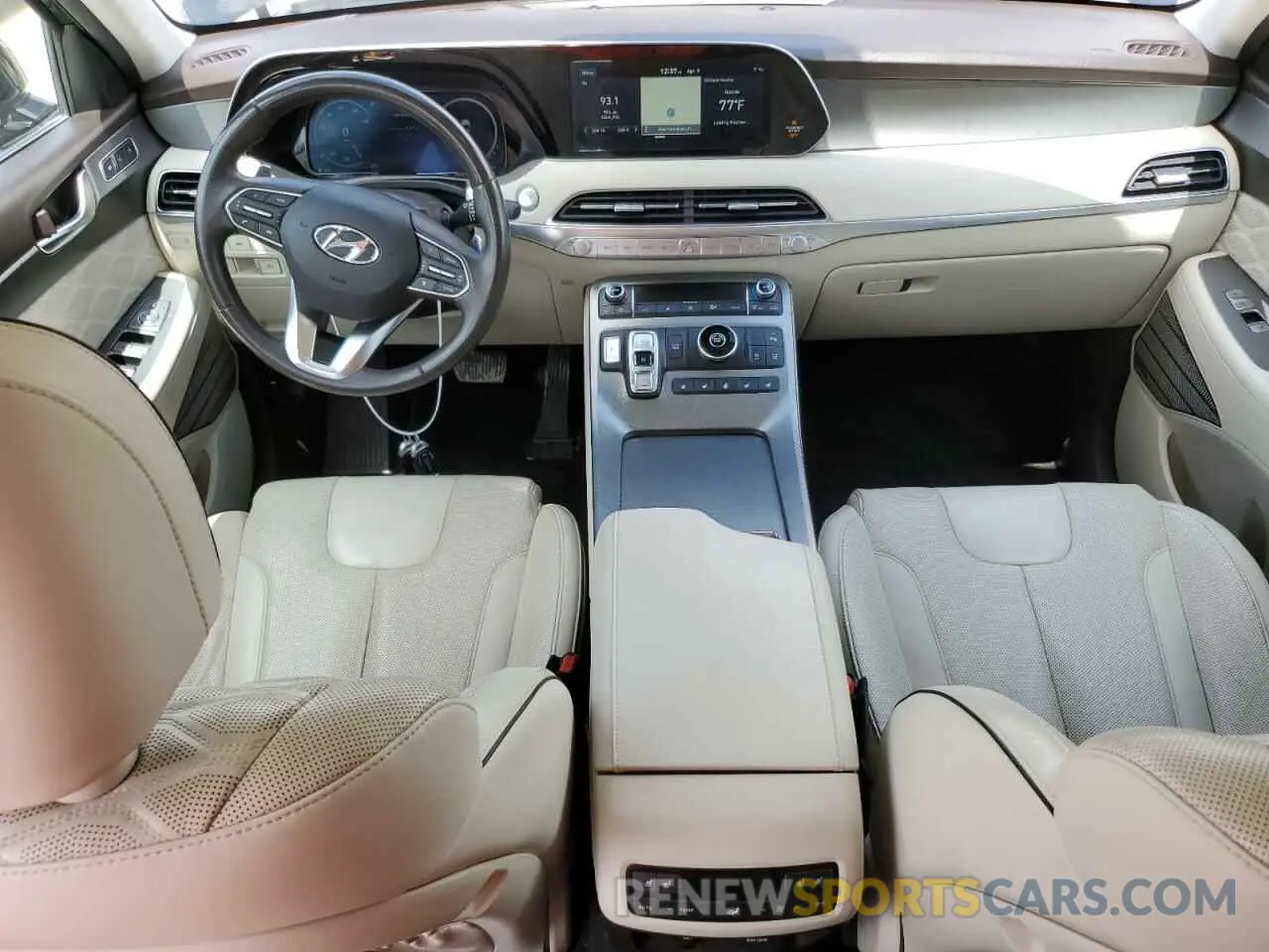 8 fotografías del automóvil dañado KM8R54HE7LU120631 HYUNDAI PALISADE 2020