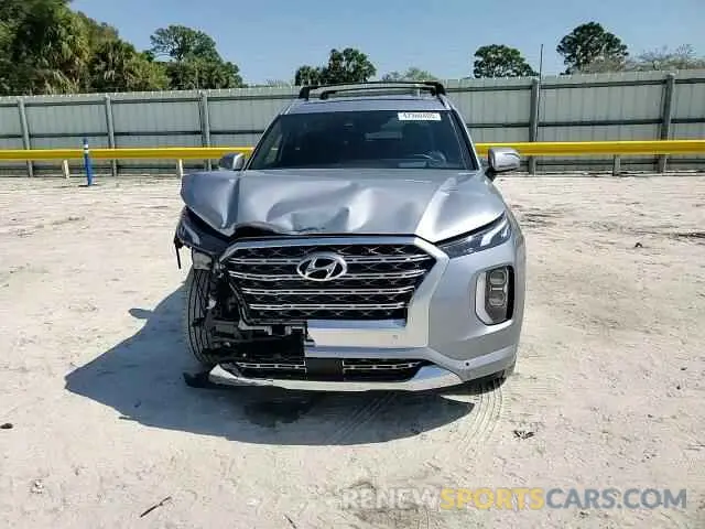 11 fotografías del automóvil dañado KM8R54HE7LU137185 HYUNDAI PALISADE 2020