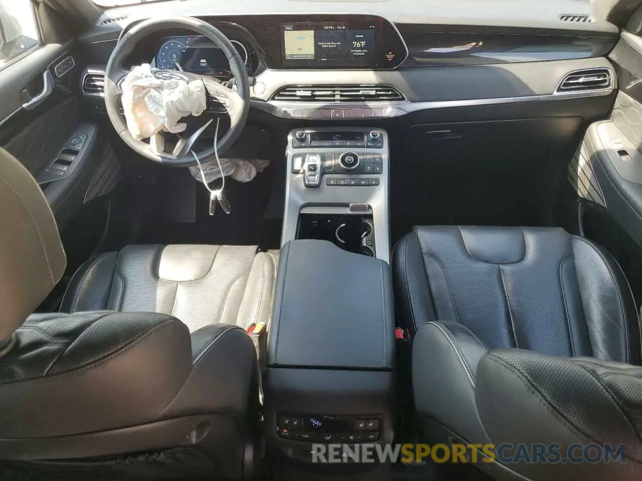 8 fotografías del automóvil dañado KM8R54HE7LU137185 HYUNDAI PALISADE 2020