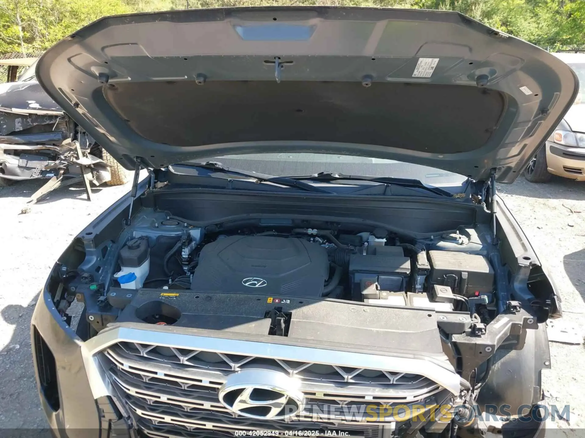 10 fotografías del automóvil dañado KM8R54HEXLU034097 HYUNDAI PALISADE 2020