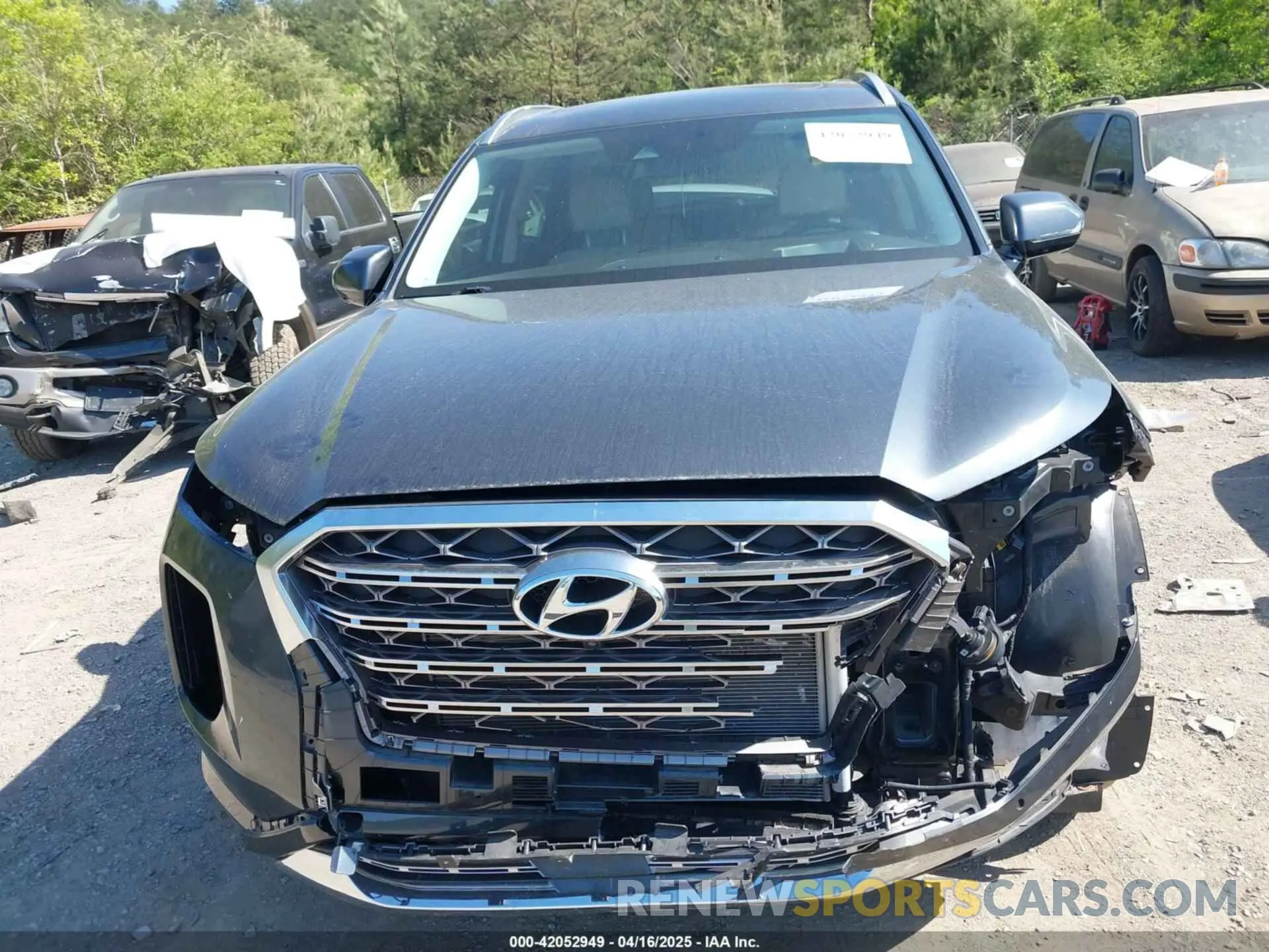 12 fotografías del automóvil dañado KM8R54HEXLU034097 HYUNDAI PALISADE 2020