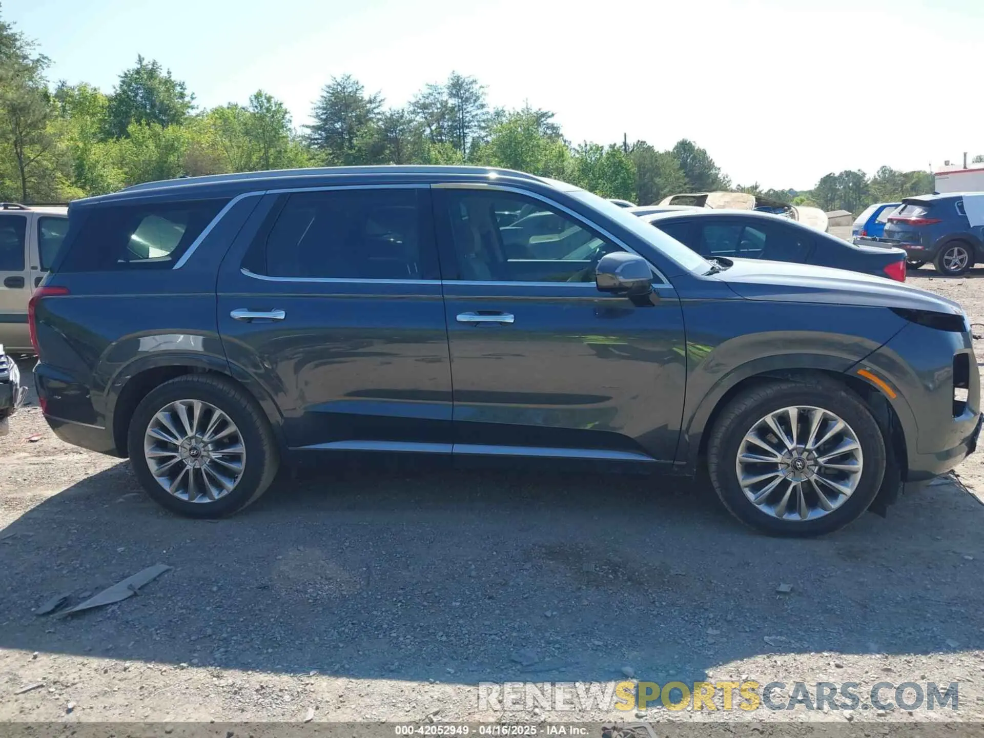 13 fotografías del automóvil dañado KM8R54HEXLU034097 HYUNDAI PALISADE 2020