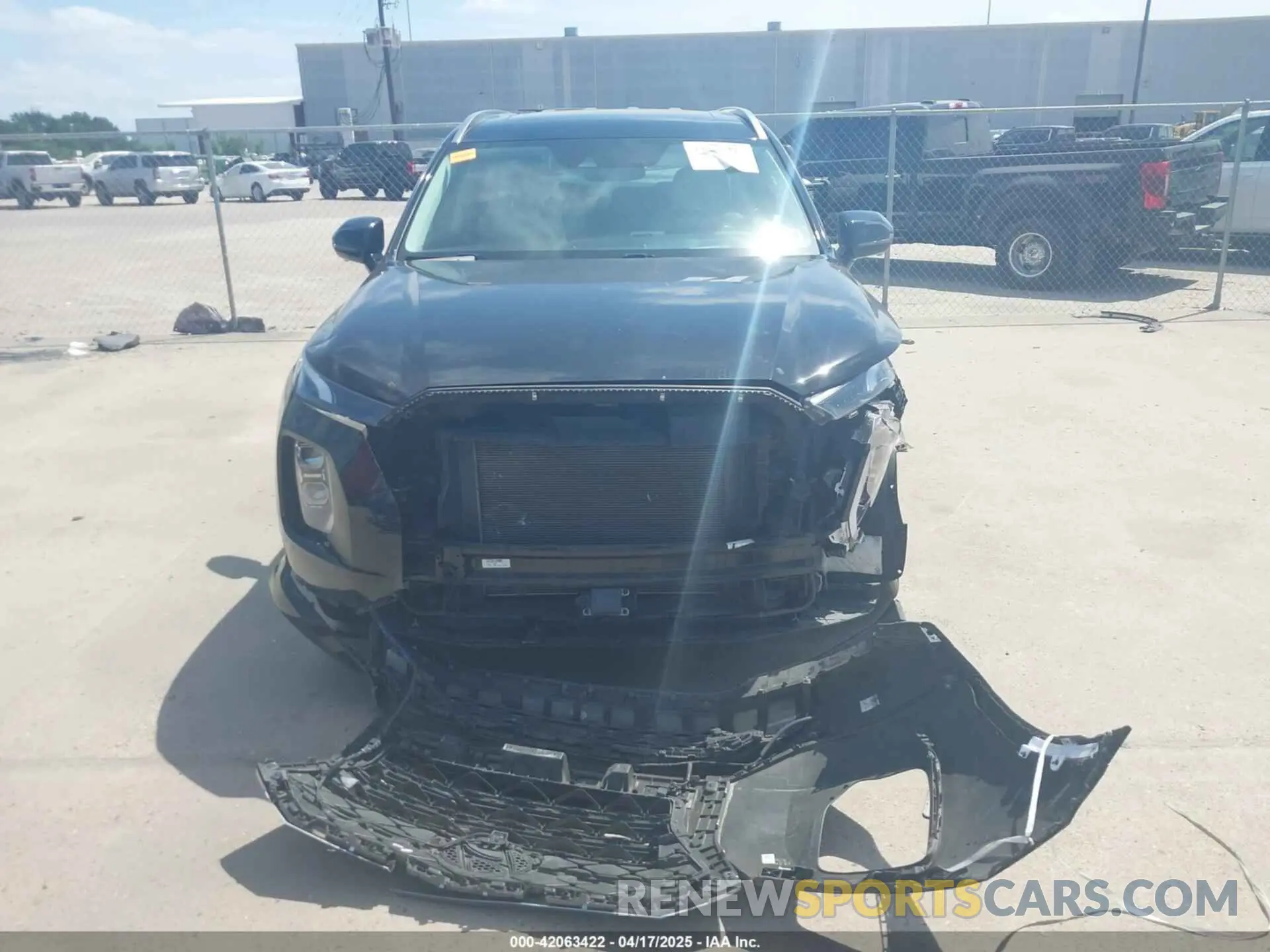 12 fotografías del automóvil dañado KM8R54HEXLU045374 HYUNDAI PALISADE 2020