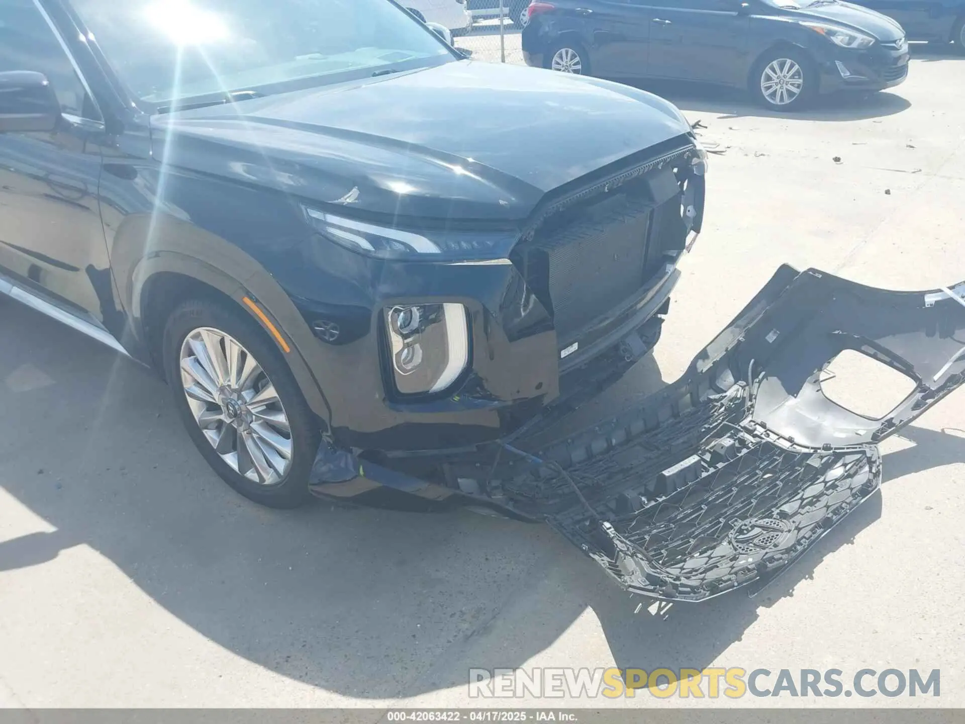 17 fotografías del automóvil dañado KM8R54HEXLU045374 HYUNDAI PALISADE 2020