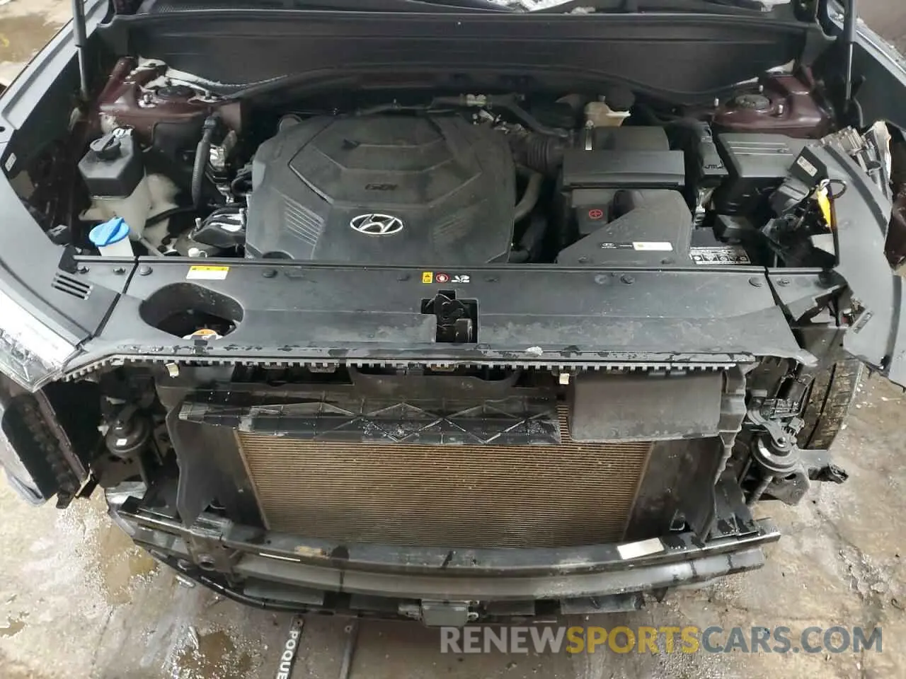 12 fotografías del automóvil dañado KM8R5DHE1LU084418 HYUNDAI PALISADE 2020