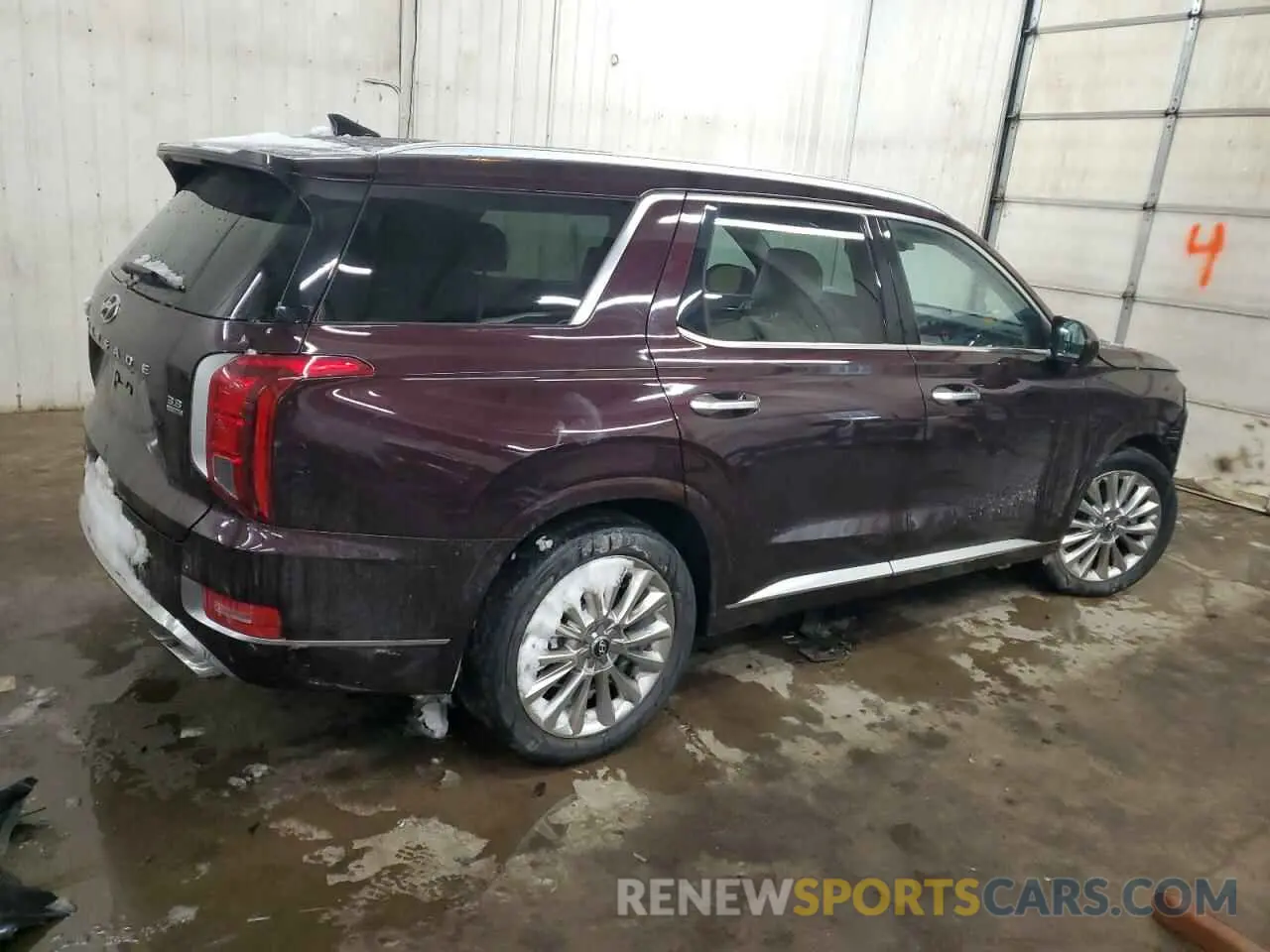 3 fotografías del automóvil dañado KM8R5DHE1LU084418 HYUNDAI PALISADE 2020