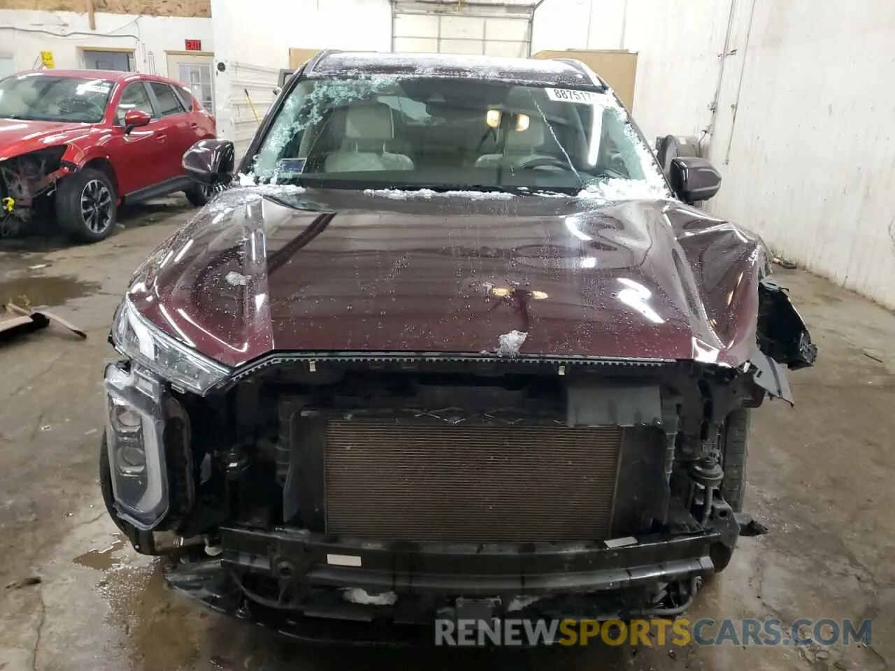 5 fotografías del automóvil dañado KM8R5DHE1LU084418 HYUNDAI PALISADE 2020