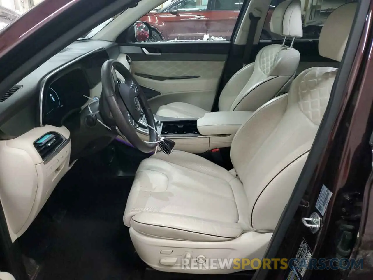 7 fotografías del automóvil dañado KM8R5DHE1LU084418 HYUNDAI PALISADE 2020
