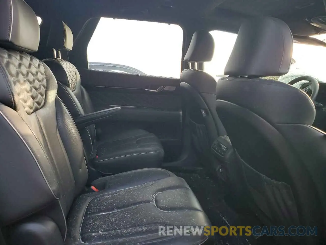 11 fotografías del automóvil dañado KM8R5DHE1LU156072 HYUNDAI PALISADE 2020
