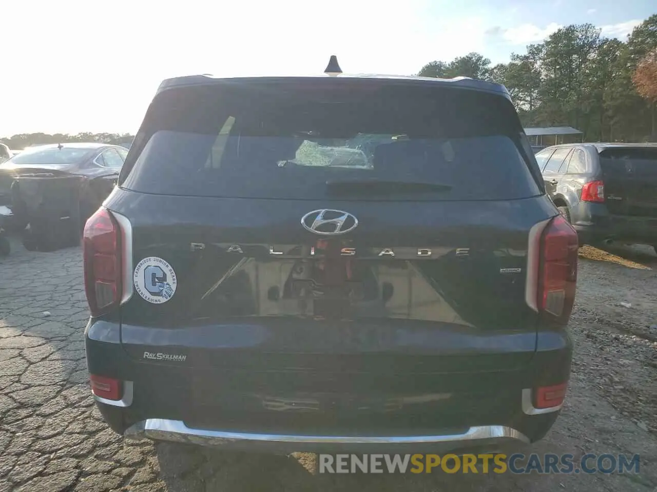 6 fotografías del automóvil dañado KM8R5DHE1LU156072 HYUNDAI PALISADE 2020