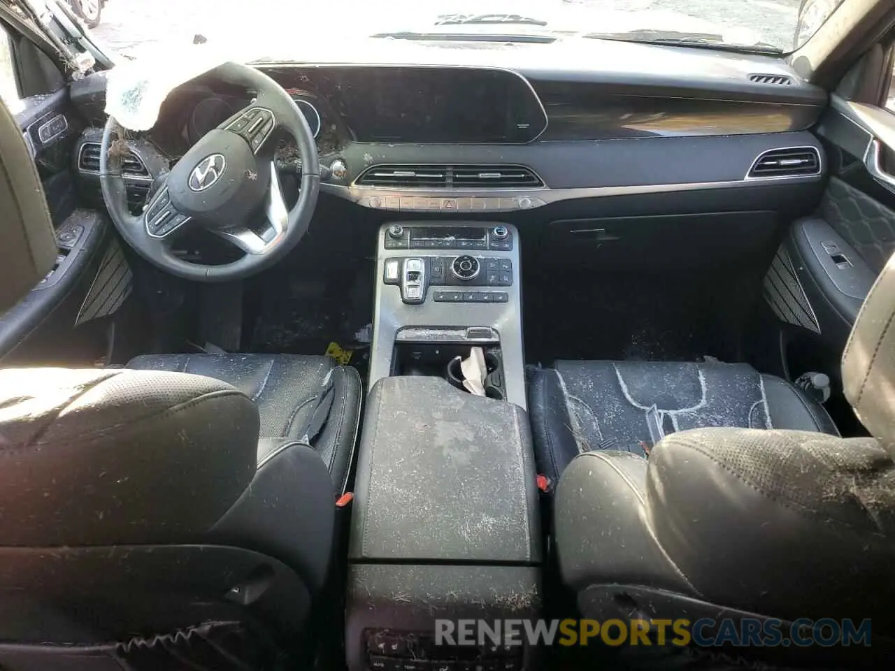 8 fotografías del automóvil dañado KM8R5DHE1LU156072 HYUNDAI PALISADE 2020