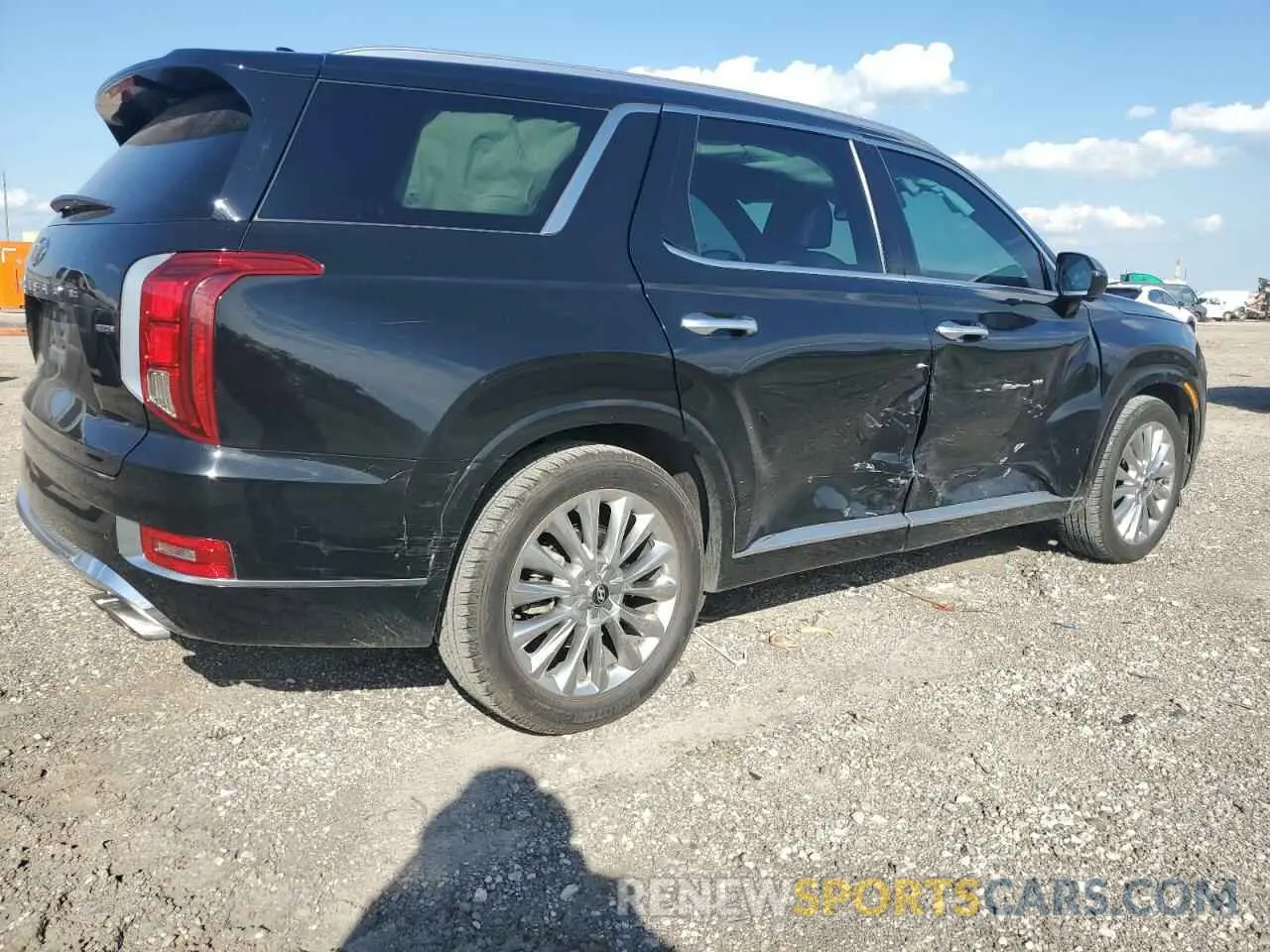 3 fotografías del automóvil dañado KM8R5DHE1LU169615 HYUNDAI PALISADE 2020