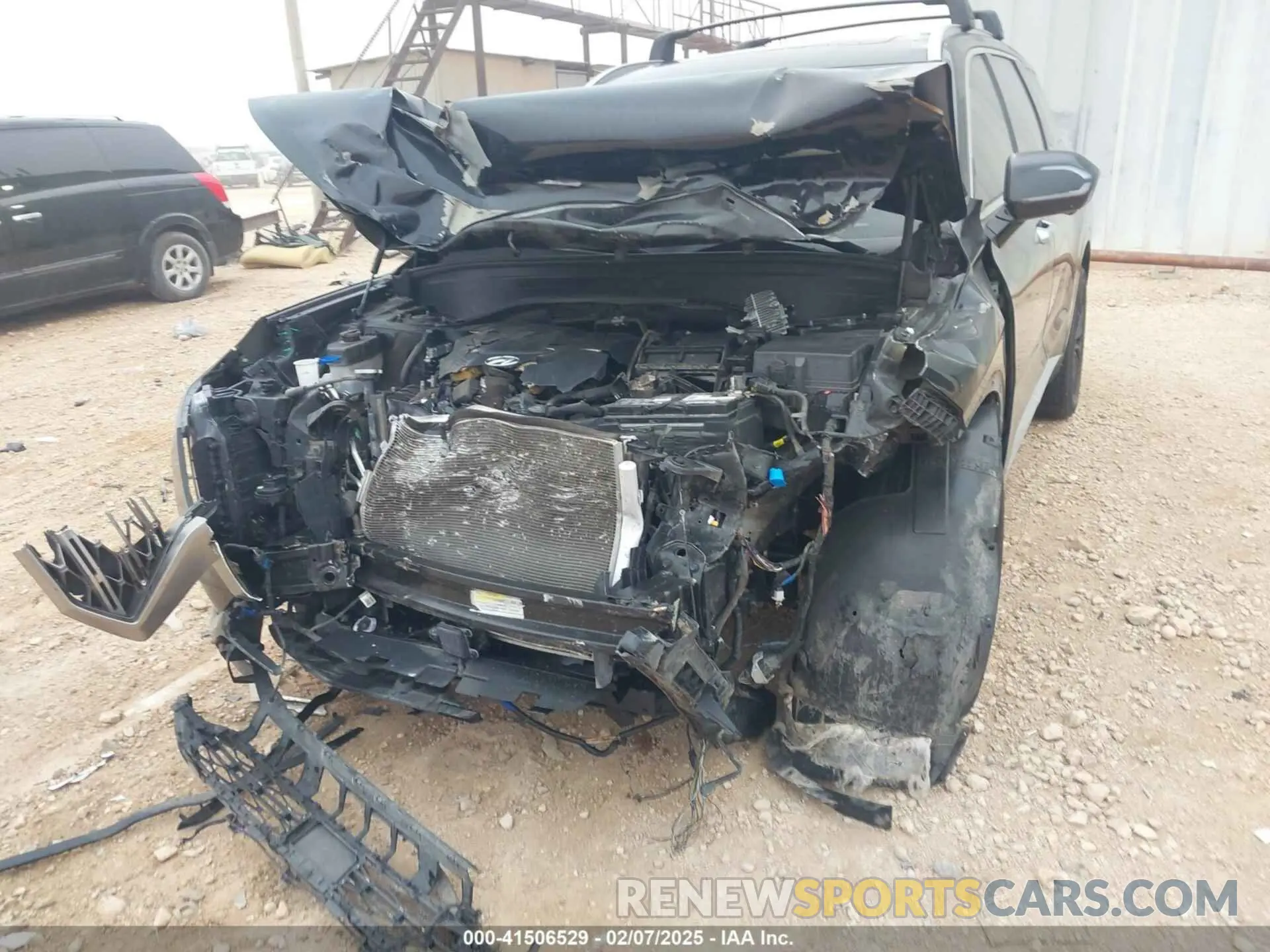 6 fotografías del automóvil dañado KM8R5DHE1LU172658 HYUNDAI PALISADE 2020