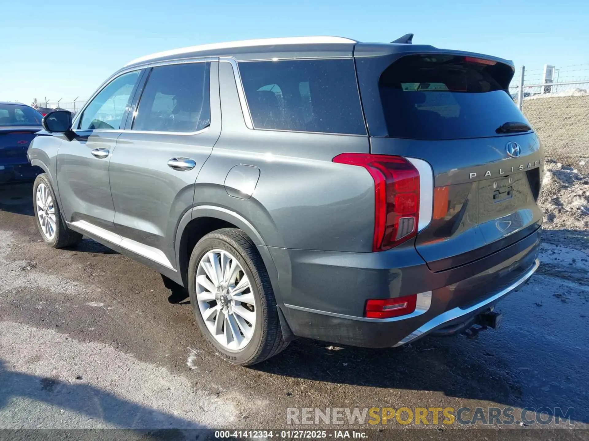 3 fotografías del automóvil dañado KM8R5DHE2LU120116 HYUNDAI PALISADE 2020